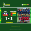 CAN MONTREAL 2024 : résultat des deuxième rencontres, match Haïti vs P-New-Guinea