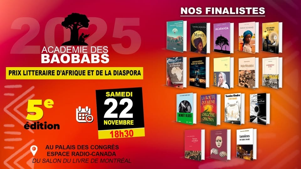 Académie des Baobabs 2025 : la littérature africaine et diasporique mise à l’honneur au Salon du livre de Montréal